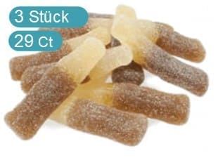saure Colaflaschen (3x)