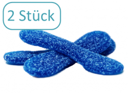 blaue Zungen (2x)